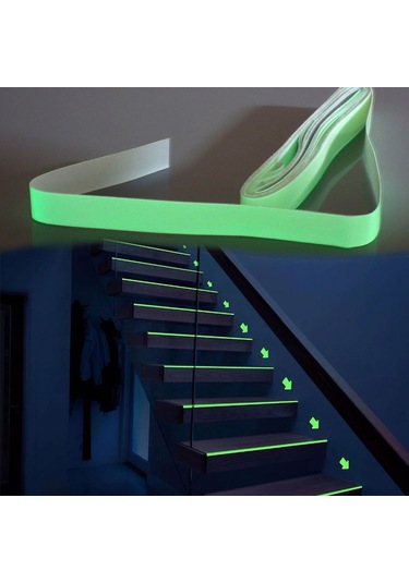 Karanlıkta Işık Veren Fosforlu Şerit Bant 4 Metre