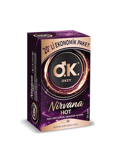 Okey Nirvana Hot Prezervatif 20'li