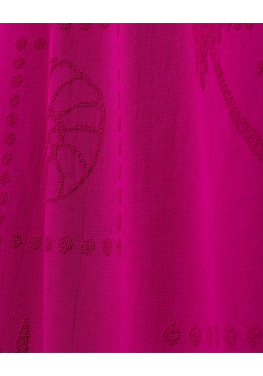 Sorle %100 Pamuk Plaj Havlusu - Fuşya - 70x150 Cm 8684427222867 Pembe