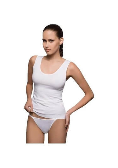 Kom Kadın Geniş Askılı Atlet Basic Singlet Atlet