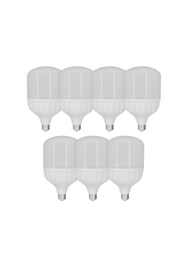 Chn 7'li Paket 60w Büyük Boy 6500k Beyaz Işık E27 Led Tasarruflu Ampül