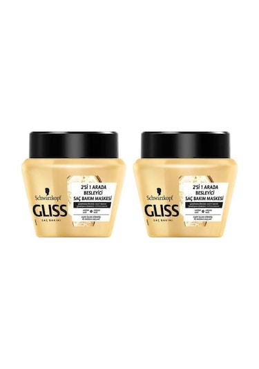 Gliss Ultimate Oil Elixir Saç Maskesi 2 x 300 ML