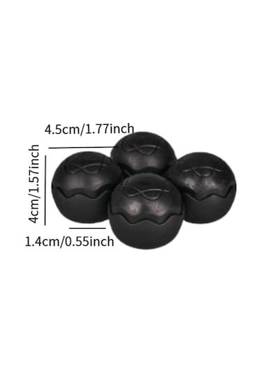 Suntek 4 Adet Ay Sandalye Ayak Kılıfı Kaymaz Sessiz Şok Emici Siyah