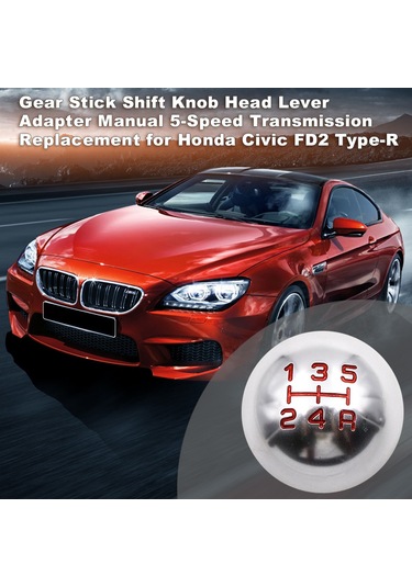 Vites Kolu Vites Topuzu Başlığı Kolu Adaptörü Manuel 5-hızlı Şanzıman Civic Fd2 Type-r İçin Yedek
