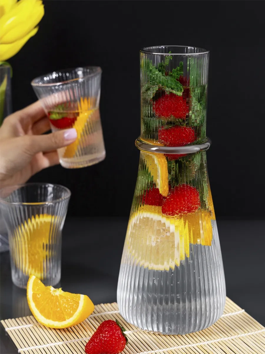 Homelabshop Kapaklı Cam Su Sürahisi 416591567