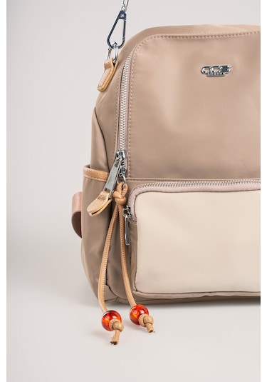 Ççs Kadın Sırt Çantası Ccs18027 Bej-vizon Bej-vizon Bej - Vizon