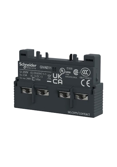 Schneider Electric Gvae1 Tesys Deca 1 Yardımcı Kontak Bloğu - 1Na + 1Nk