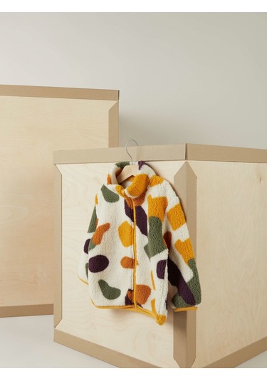 Name It Dik Yaka Çok Renkli Kız Çocuk Polar 13221505 001