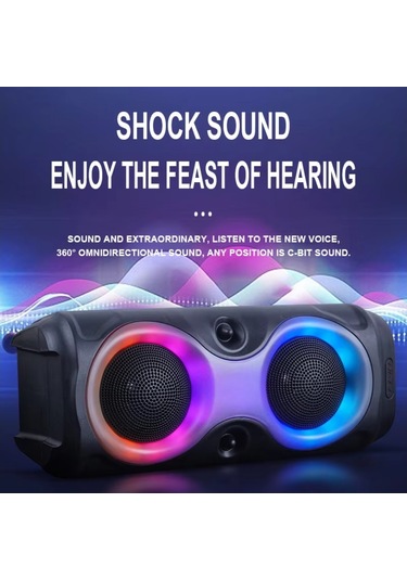 Platoon Pl-4625 Bluetooth,sd,usb Bağlantılı Rgb Işıklı Speaker Ms-3630bt-m