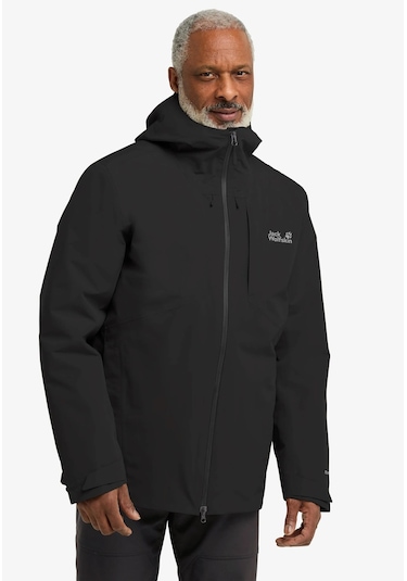 Jack Wolfskin Icecape 3ın1 Down Jkt M Erkek Wat.si Siyah