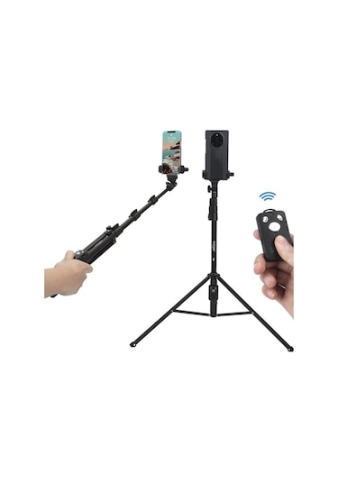 Cbtx Bluetooth Uzaktan Kumandalı Yunteng 1388l Tripod Selfie Stick Telefon