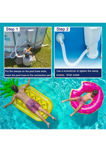 Yedek Hortum 5 Filtre Pompası Hortumları Intex 28337eh İçin