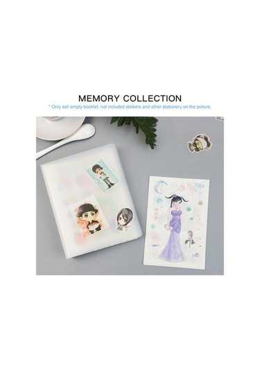 Didadodo Şeffaf Pp Malzemeden Hafif Ve Dayanıklı Kitap Saklama Kutusu 16.1x12.8x2.5cm