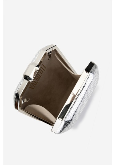 Valmenti Kadın Vegan Abiye Çanta 1083 0017 Bn Cnt Y25 Gumus Yln Bsk Gümüş