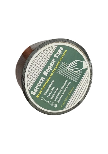 Geeksen "pencere Ve Kapı Filesi Onarım Bandı - Güçlü Yapışkanlı, 5cm X 2m" Siyah