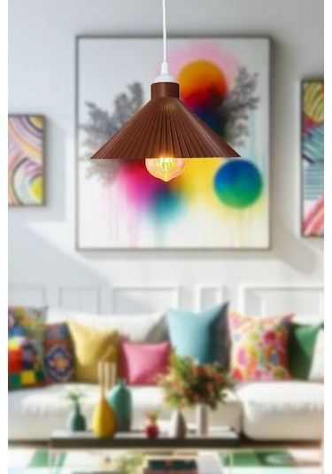 Salon Avize,mutfak Avize,14 Farklı Renk Yatak Odası Avize,pinterest Avize, Bohem Avize E27 Duy Kahverengi