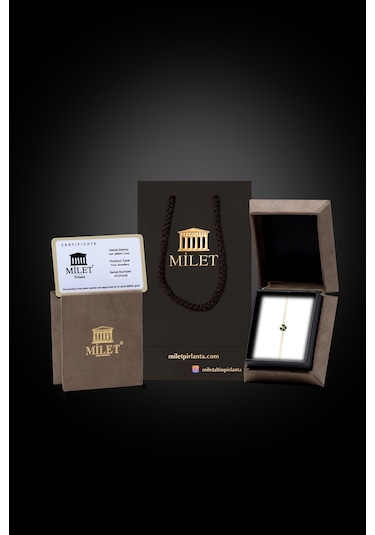 MiletKuyumculuk 14 Ayar Yonca Bileklik