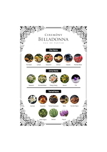 Ceremony Belladonna Kadın Parfüm EDP 50 ML