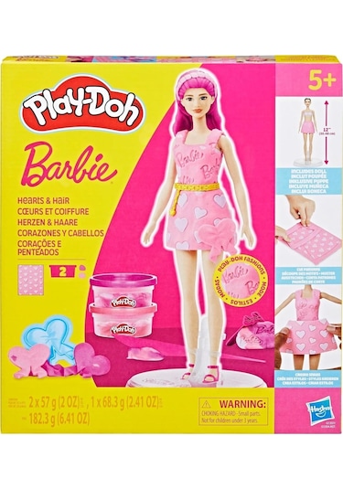Play Doh Barbie Hearts And Hair G1357 Nocolor-9963d4b3