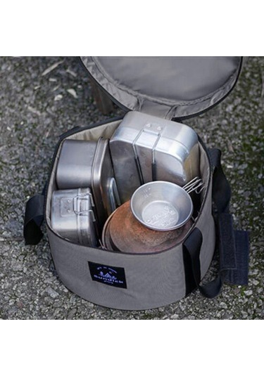 Suntek Büyük Kapasiteli Kamp Çantası Taşınabilir Gri-orta Gri