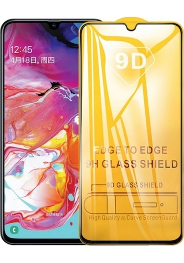 Samsung Galaxy M32 Kırılmaz Cam 9D Ekran Koruyucu Tam Kaplar