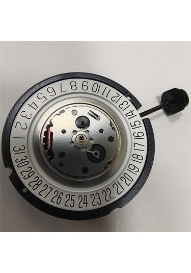 Xurunkeji Eta 805.112 805112 Kuvars Hareket Tamir Parçası Erkek Saatleri Aksesuarları İçin Saat 6 Tarihinde Saat Hareketi Gümüş - Siyah