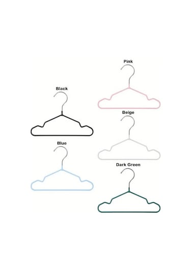 Willowhaven 10 Adet Pembe Mini Kedi Askısı Kaymaz Metal Mağaza Askılık Pembe