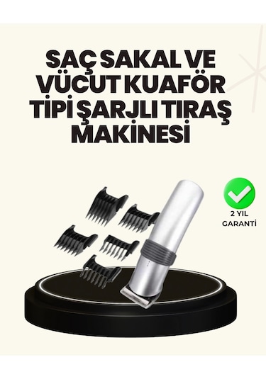 Şarjlı Ve Kablosuz Tıraş Makinesi - Her Yerde Rahat Kullanım