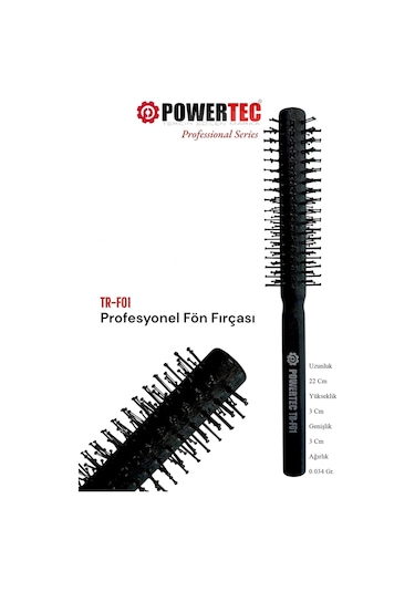 Powertec TR-F01 Profesyonel Fön Fırçası
