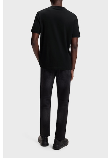 Hugo Erkek T Shirt 50553124 001 Siyah Siyah