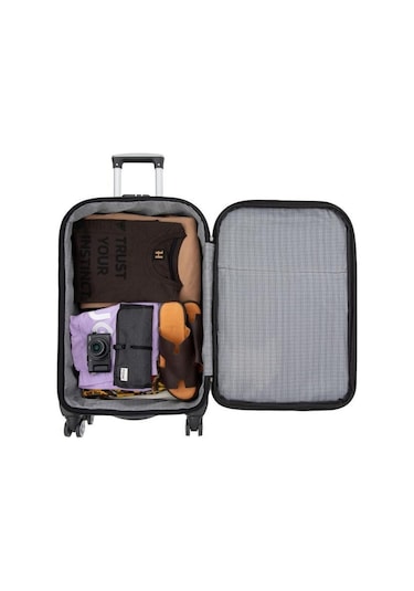 Kabin Boy 4 Teker Kumaş Valiz Gri 1081 Gri