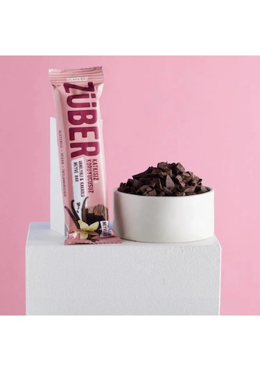 Züber Meyve Barı 40 Gr Vanilyalı Ve Kakaolu