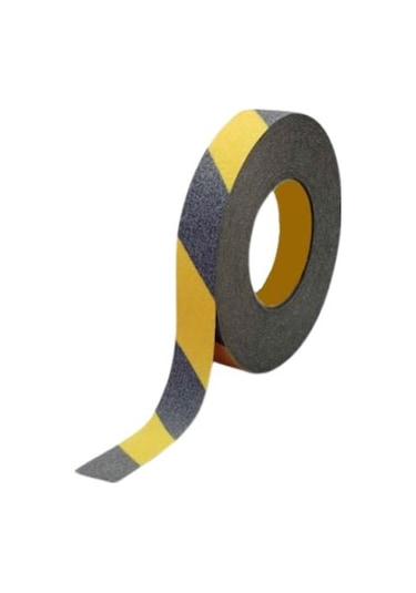 Bay-Tec Mk0842 Kaydırmaz Zemin Bandı Sarı-Siyah 25Mmx15Mt (552852204)