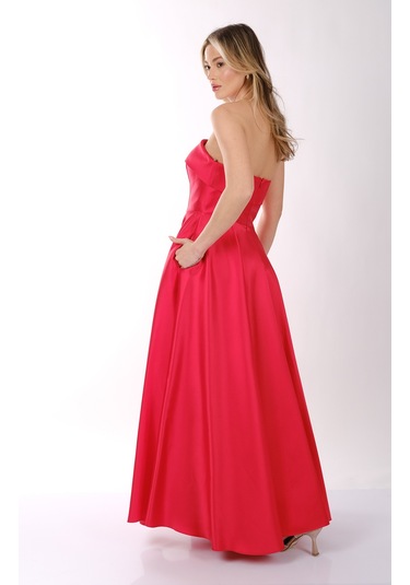 Abiye Elbise Dori 00kb6068 Kırmızı