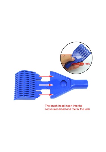 Youmex Akvaryum Temizlik Aleti Seti 5'li: Ağ, Tırpan, Fırça, Alje Tarayıcı Ve Çim Kırpıcı - Plastik Malzeme