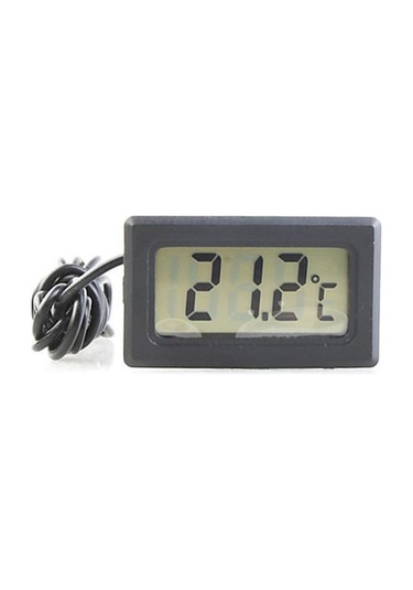 Aek-tech Mini Dijital Prob Termometre siyah