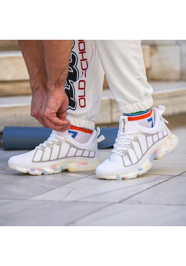 Neo Erkek Sneakers - Beyaz A.gri 001