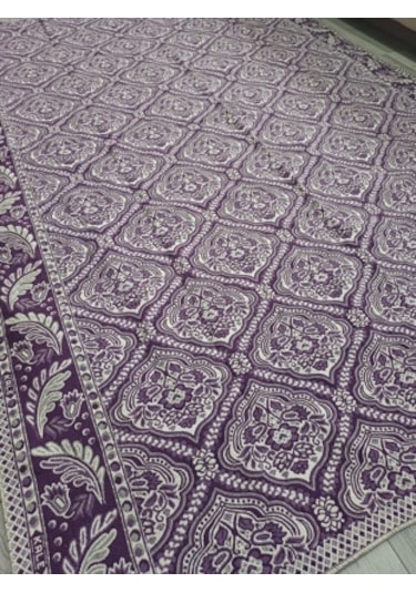 Savan Dokuma Halı Örtüsü 4m² 170 240 Kale Lila3 Diğer