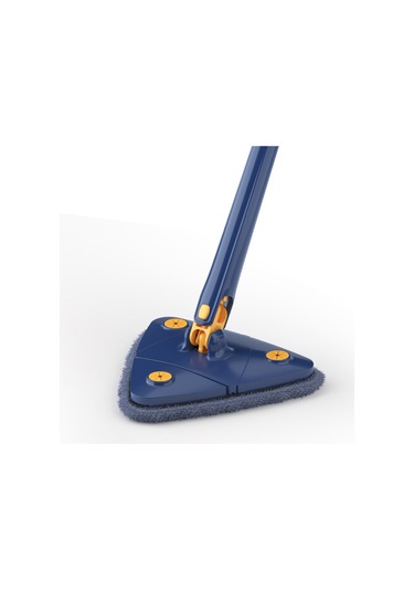 Hfambition Ev İçi Mutfak Ve Zemin Temizliği İçin Triangular Mop - Ellerden Temizlenmeyen, Kolay Kullanım, Mükemmel Kalite Mavi Diğer