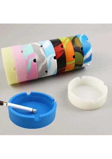 Ulzyvf Yuvarlak Yumuşak Sıcaklık Portakal Küllük, Dayanıklı Dayanımıanti-düşme, Çevre Pp