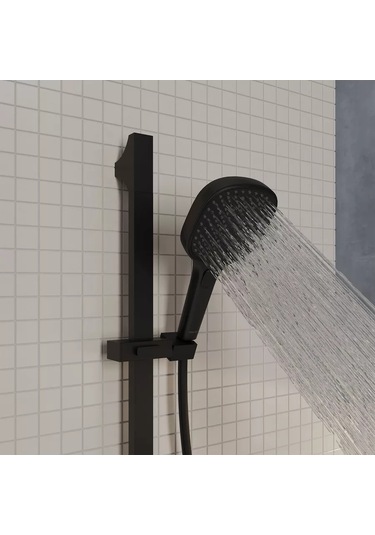 Milardo 3 Modlu Duş Başlığı 201318534 Siyah Mat
