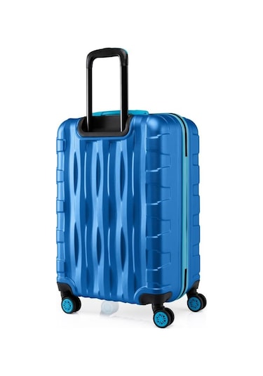 Büyük Boy Valiz 4x2 Teker Mavi 1167