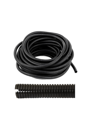 8,5mm Yarıklı Spiral Hortum Kablo Gizleme İzolasyon Borusu Esnek