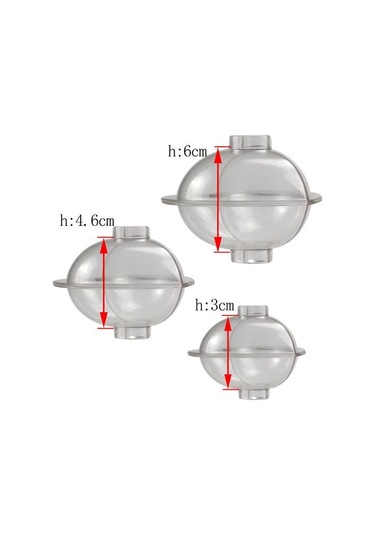 3 Precie Dıy Kek 3d Kalp Çikolata Kalıp Dekorasyon Polikarbonat Çikolata Kalıp Pişirme Şeker Şekerleme Aracı Kek Kalıpları Altın