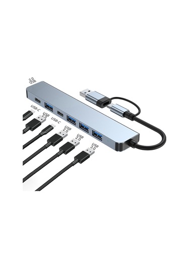 HEPU HP-B03 7in1 USB Type-C HUB Çoklayıcı