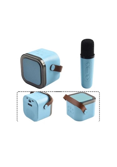 Vothoon KN-16 Kablosuz Mikrofonlu RGB Karaoke Bluetooth Hoparlör