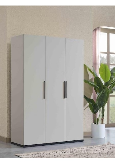 Dolap Urlu Roma 90436 Model Gardırop 3 Ahşap Kapaklı Kalite Malzeme El Yapım