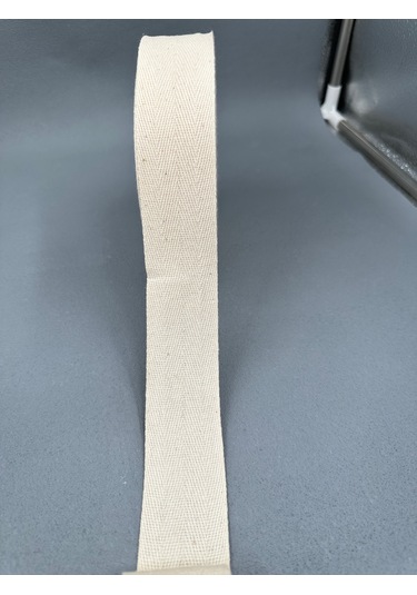 3.5 Cm Balıksırtı Şerit-5 Metre-ham/ekru