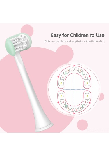 Mufunye "çocuklar İçin Şarj Edilebilir 3 Modlu U Şekilli Diş Fırçası - 2 Dakika Zamanlayıcılı"