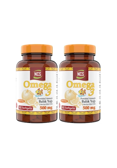 Ncs Omega 3 Balık Yağı 500 Mg 102 Softgel 2 Adet